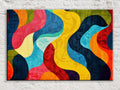 Retro Pop Art Canvas - Large Abstract Art Print | Gallery Wrapped, Ready to Hang