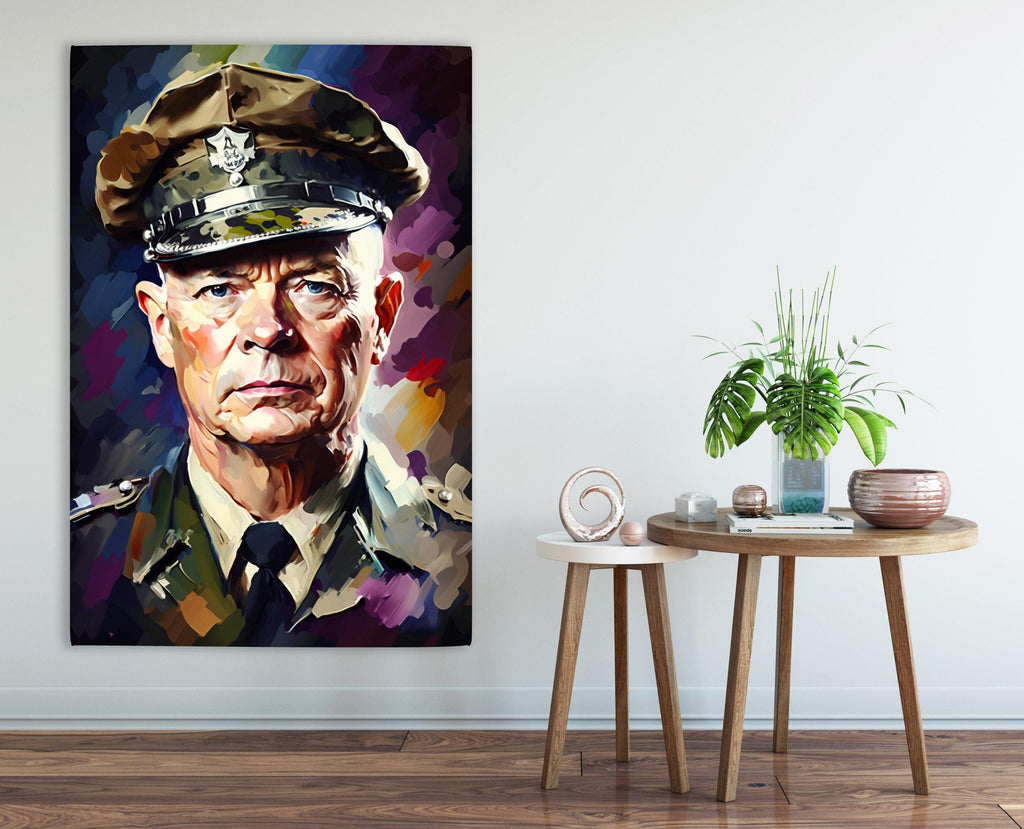 Eisenhower Canvas Art - Presidential Wall Art | Gallery-Wrapped Canvas Print Ready to Hang