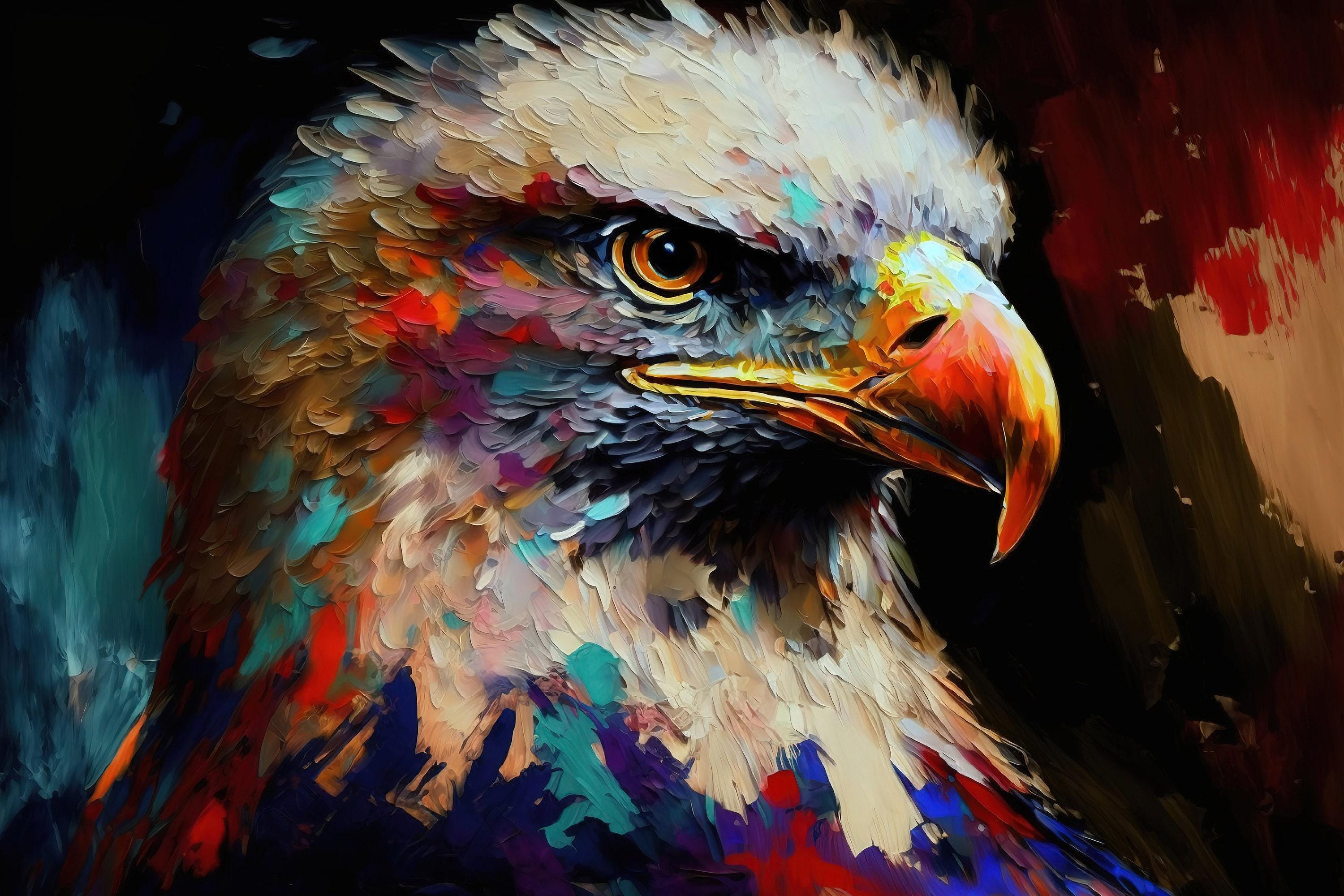 Bald Eagle Wall Art – American Eagle Canvas | Patriotic Decor, USA Wall Art