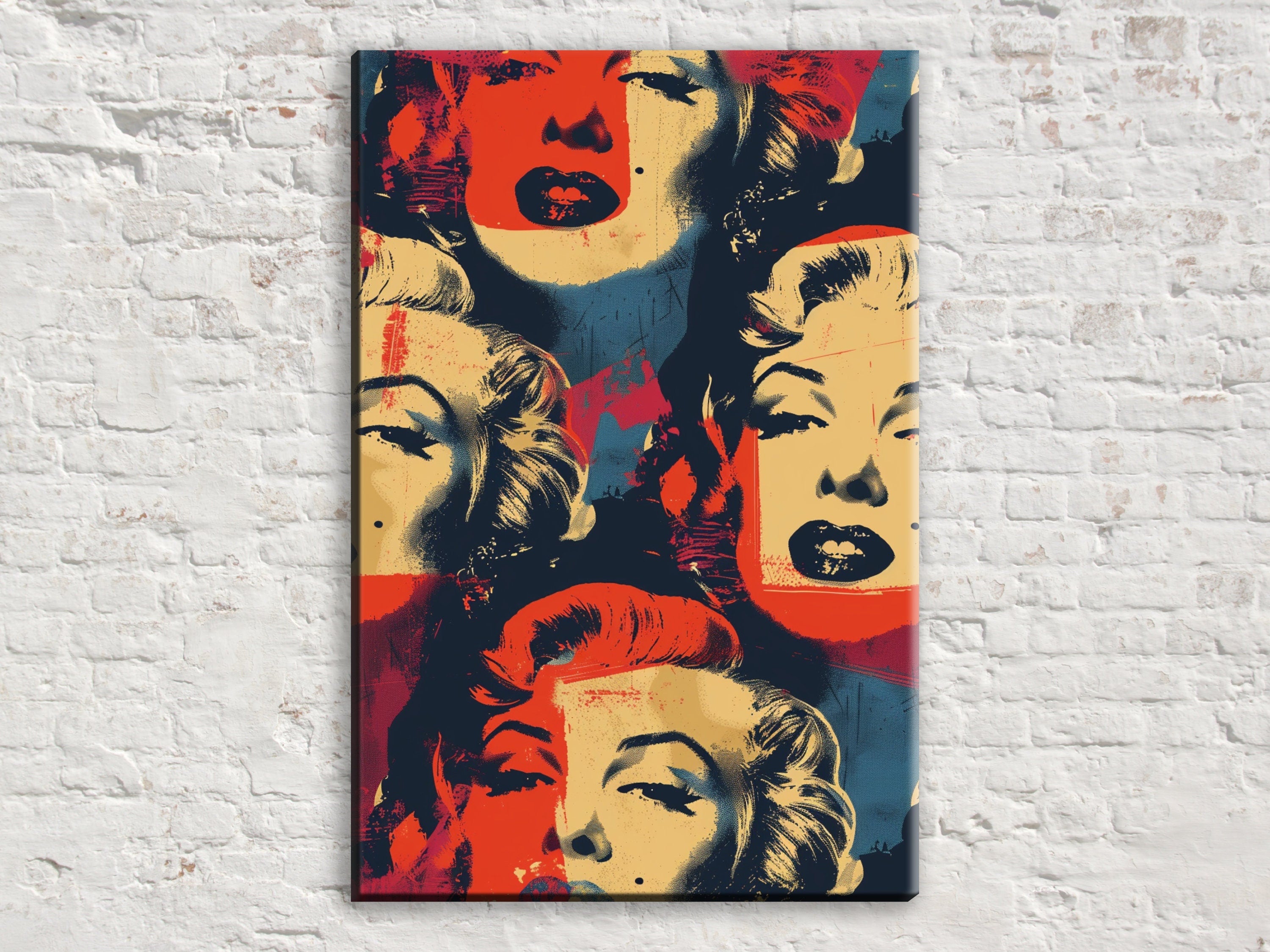 Andy Warhol Marilyn Monroe Pop Art Canvas – Extra Large Gallery Wrapped Print