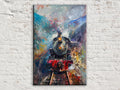 Train Wall Art – Vintage Train Canvas | Gallery Wrapped Canvas, Ready to Hang
