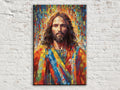 Jesus Christ Canvas Art - Large Religious Oil Painting on Gallery Ready Wood Frame