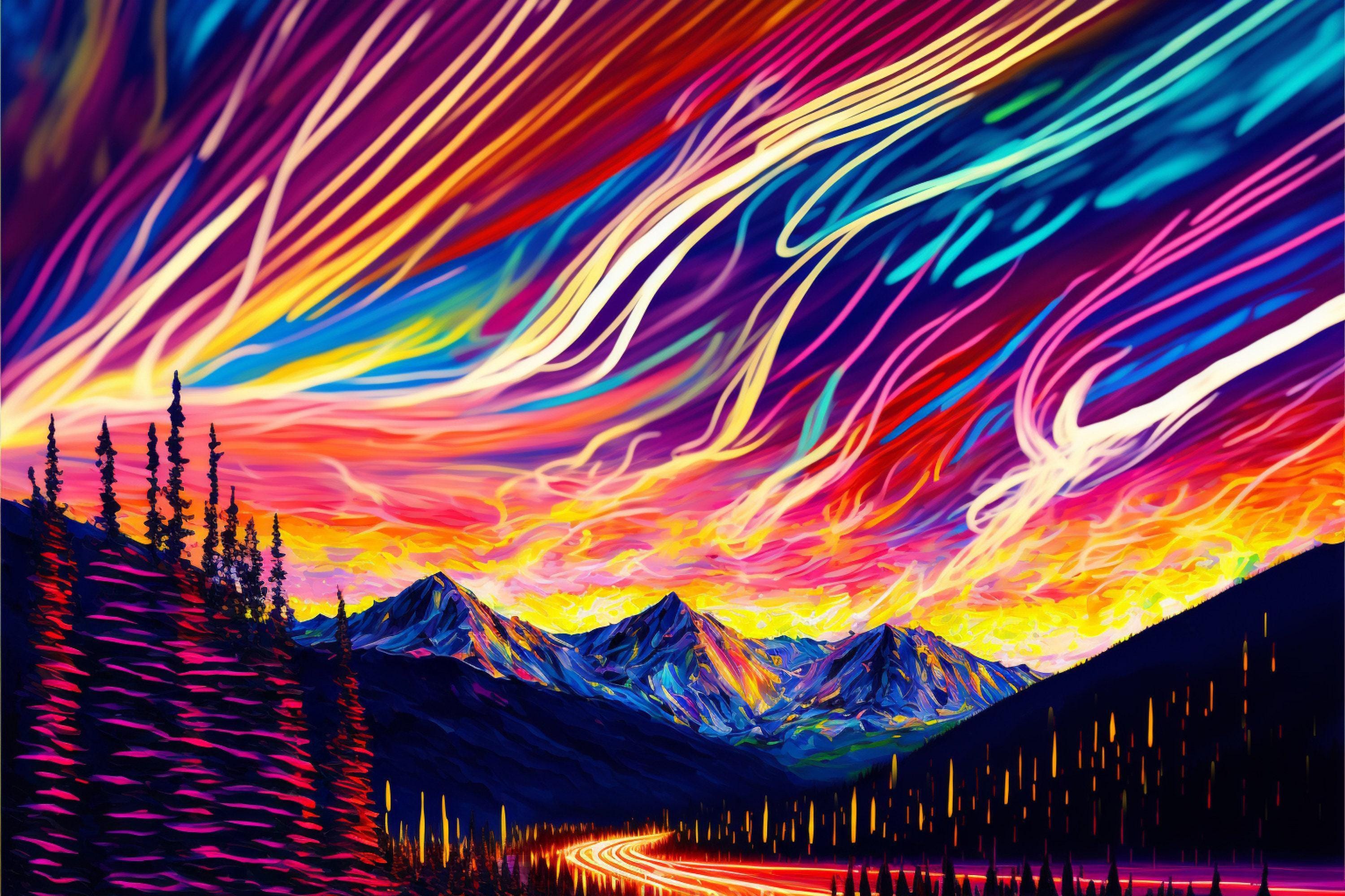 Aurora Borealis Art - Extra Large Canvas | Gallery Wrapped Print, Ready to Hang