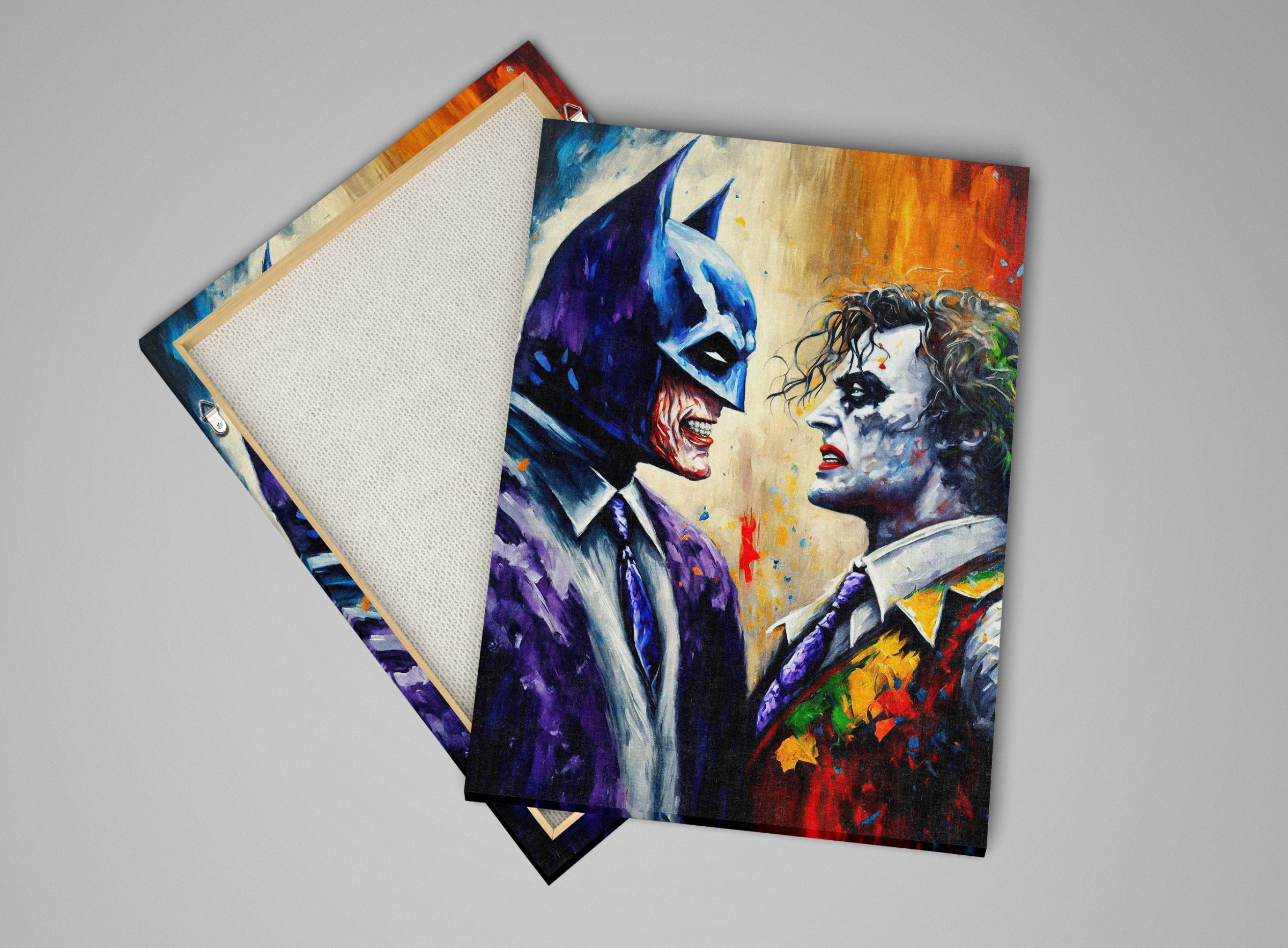 Batman Joker Wall Art - Gotham City Wall Decor | High Quality Canvas Print