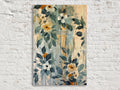 Farmhouse Wall Art - Modern Farmhouse Decor Floral Canvas Print | Extra Large Gallery Wrapped Canvas