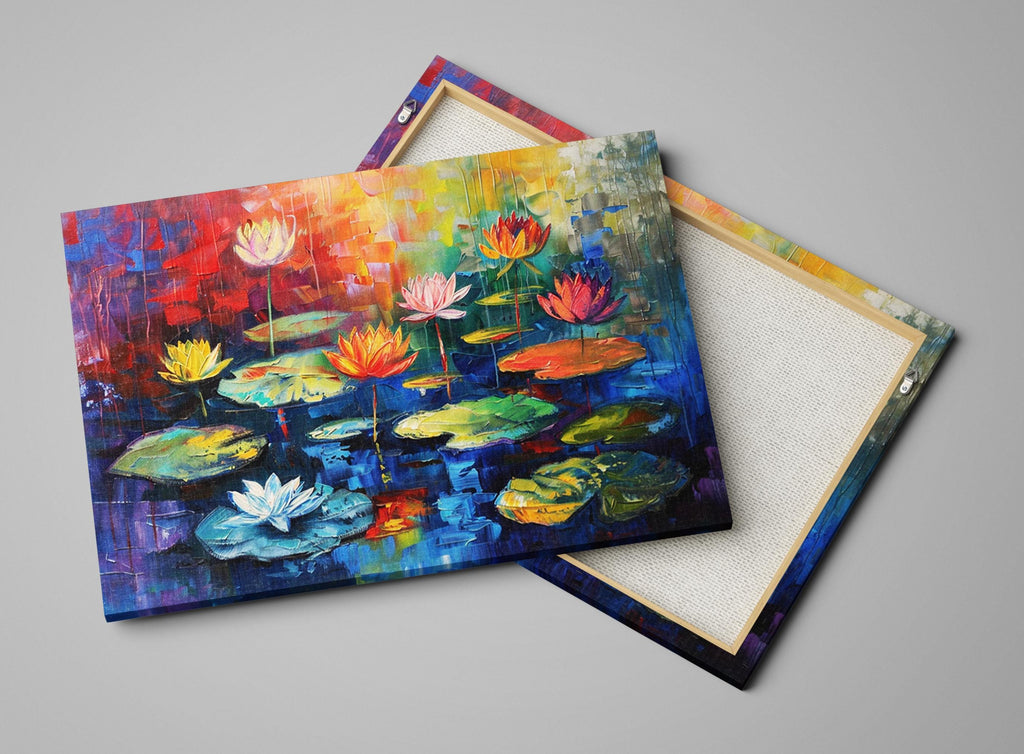 Monet Water Lilies Art - Large Canvas Art | Gallery Wrapped, Fade Resistant Print