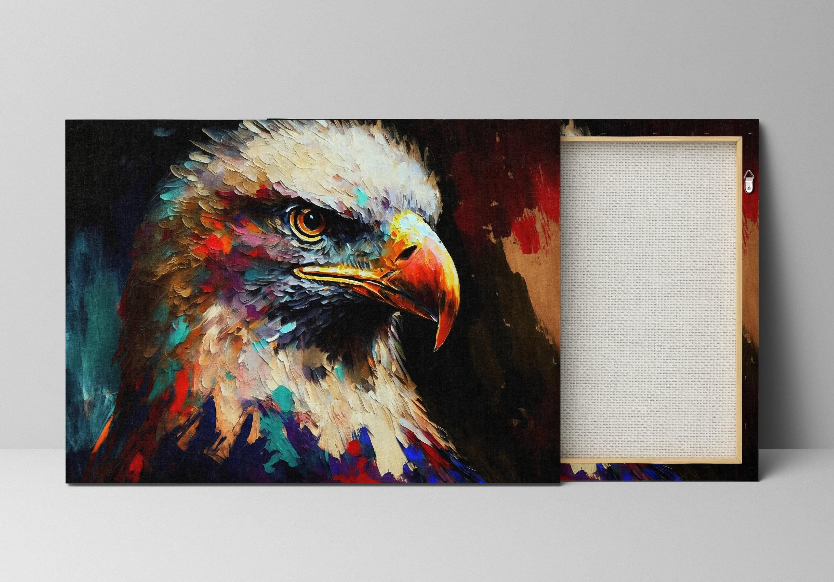 Bald Eagle Wall Art – American Eagle Canvas | Patriotic Decor, USA Wall Art
