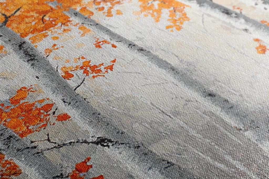 Fall Birch Trees Art – Extra Large Wall Art | Gallery Wrapped Canvas Print