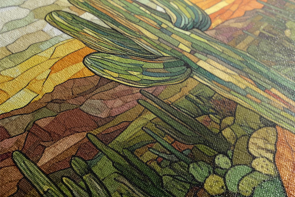 a close up of a painting on a canvas