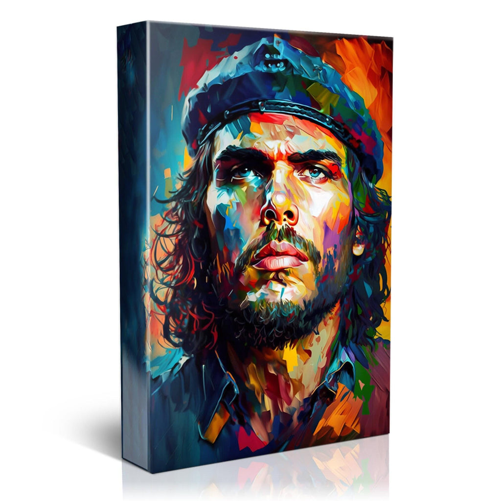 Che Guevara Portrait – Political Wall Decor | Gallery Wrapped Canvas, Ready to Hang
