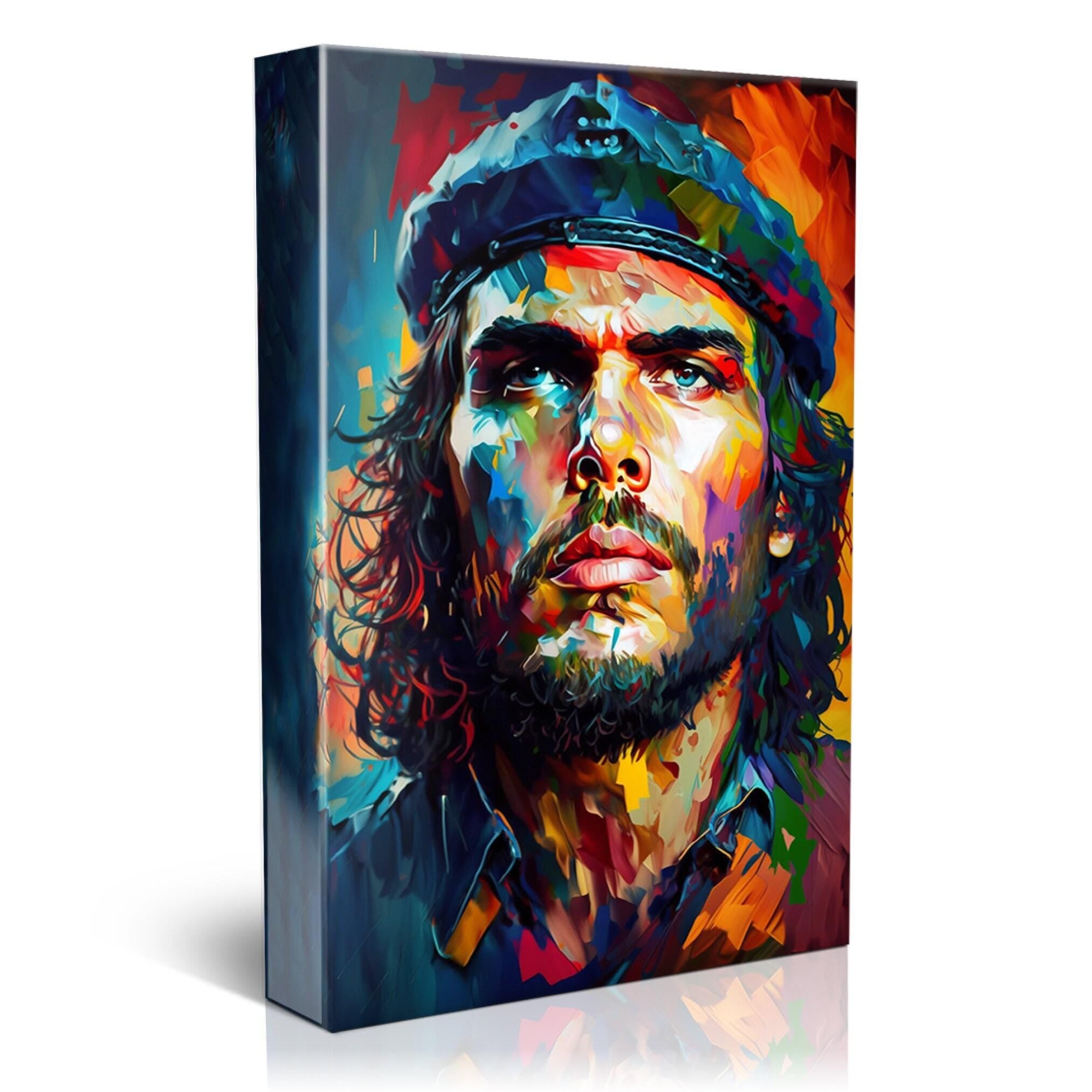 Che Guevara Portrait – Political Wall Decor | Gallery Wrapped Canvas, Ready to Hang