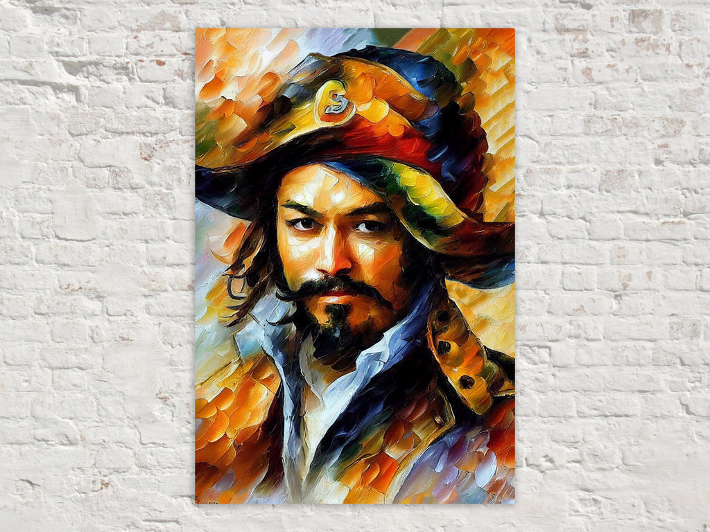 Spanish Conquistador Canvas | Oil Painting Reproduction with Vibrant Colorful Art