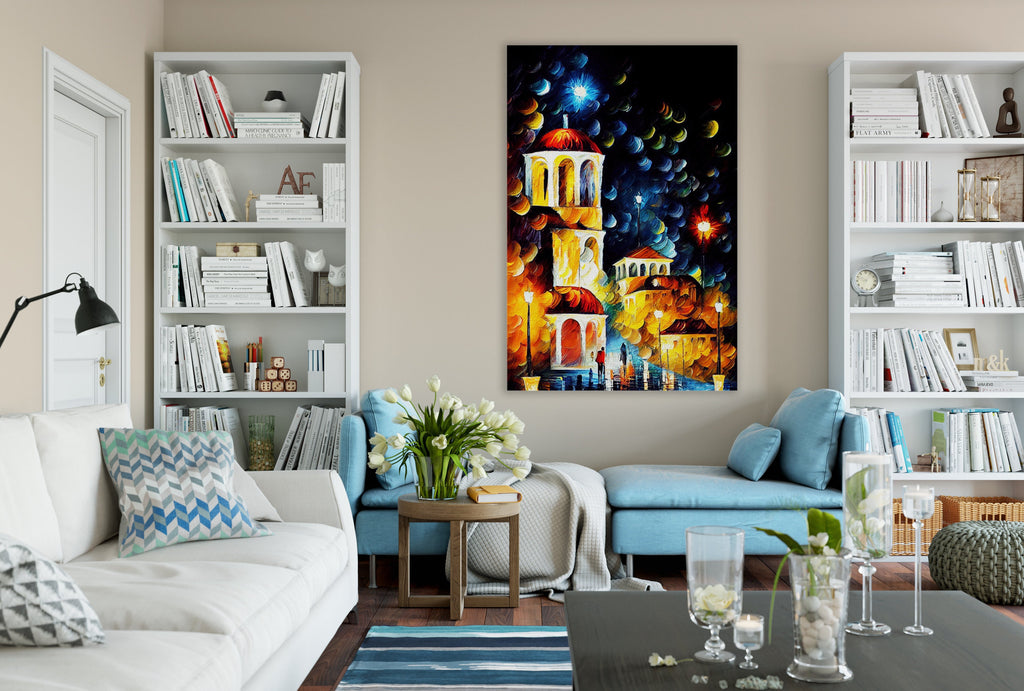 Athens Greece Canvas – High Quality Canvas Art Reproduction With Wooden Frame