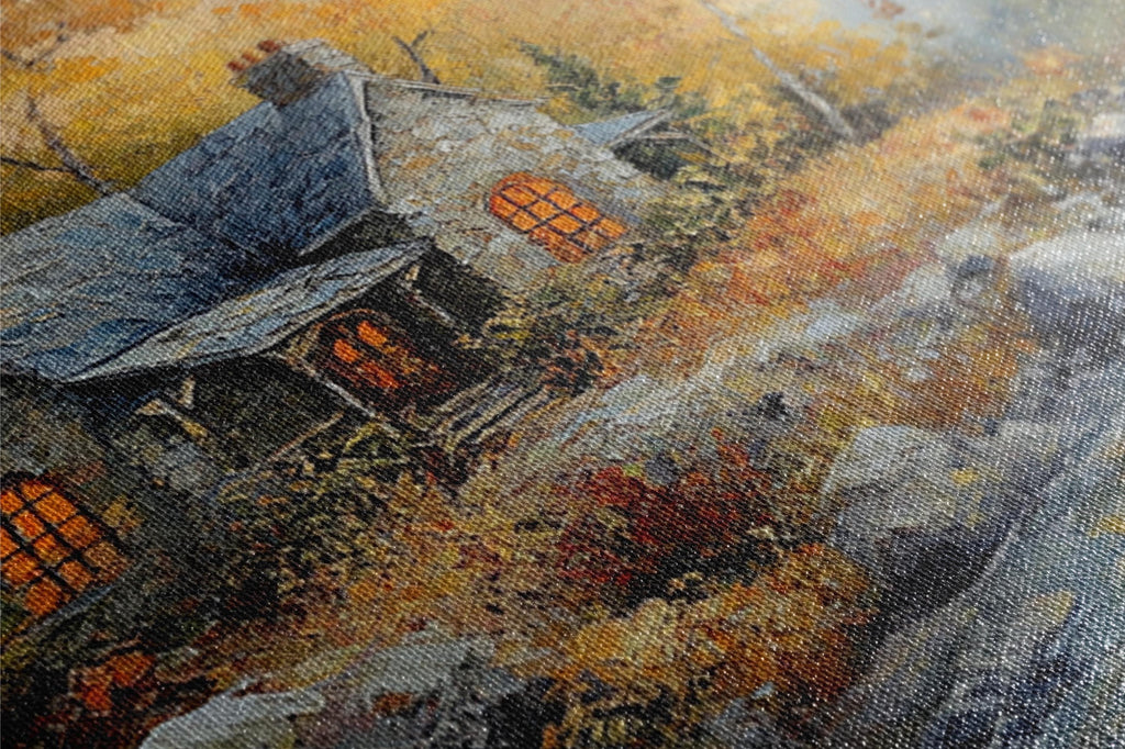 Extra Large Wall Art – Fall Landscape Art | Gallery Wrapped Canvas, Ready to Hang