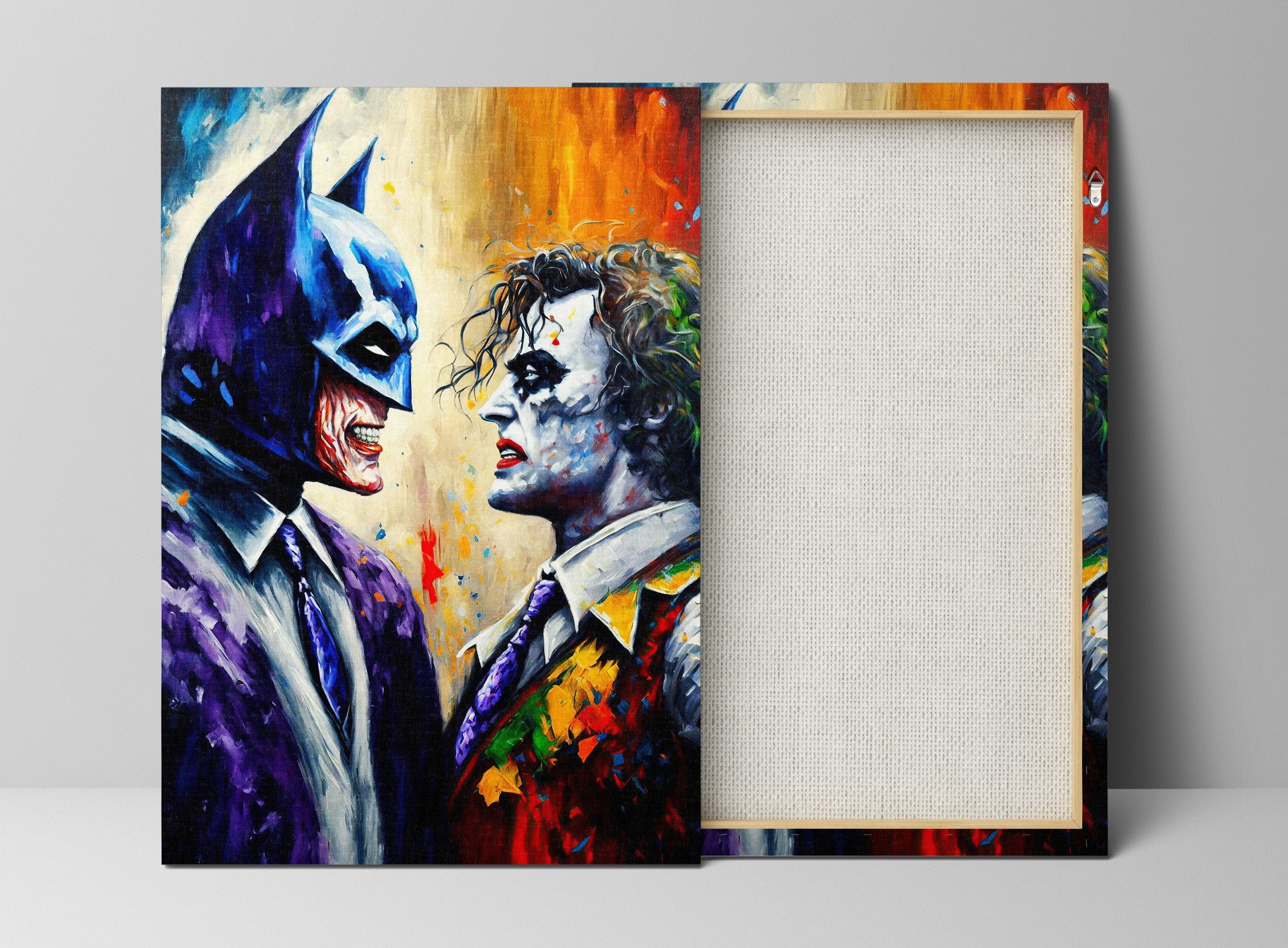 Batman Joker Wall Art - Gotham City Wall Decor | High Quality Canvas Print