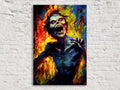 Halloween Zombie Wall Art – Large Spooky Canvas Print on Gallery Wrapped Artist Grade Canvas