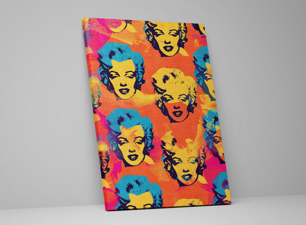 Pop Art Canvas - Marilyn Monroe Art on Gallery Wrapped Canvas, Ready to Hang