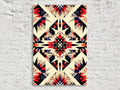 Native American Canvas Art - Large Native Canvas Tribal Pattern Decor | Ready to Hang Gallery Wrapped