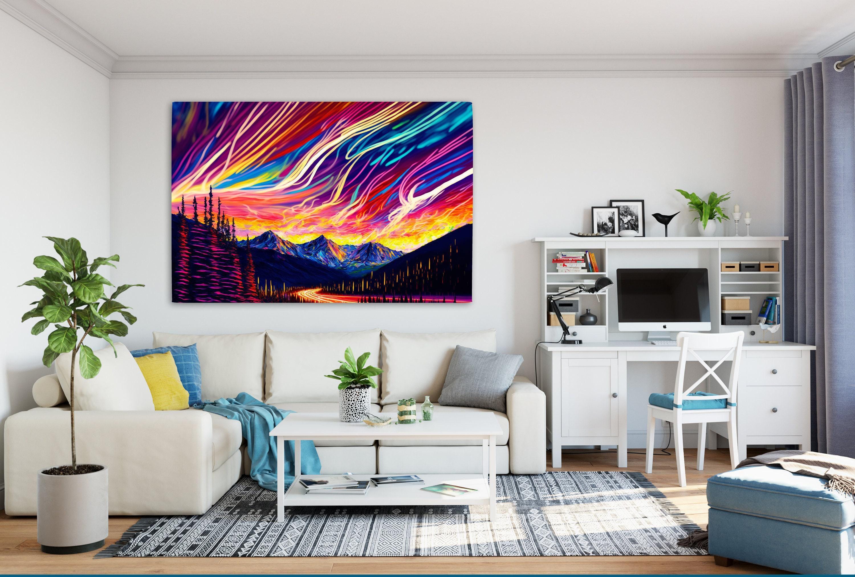 Aurora Borealis Art - Extra Large Canvas | Gallery Wrapped Print, Ready to Hang