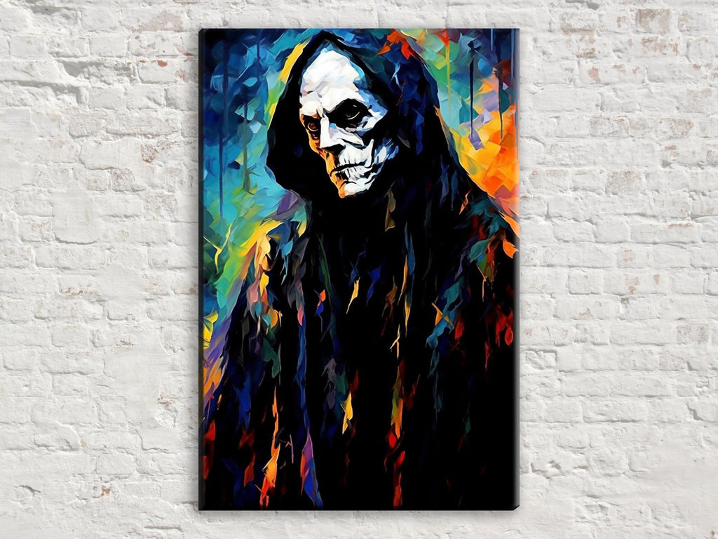 Halloween Ghoul Canvas | Scary Wall Art - Large Gallery Wrapped Print