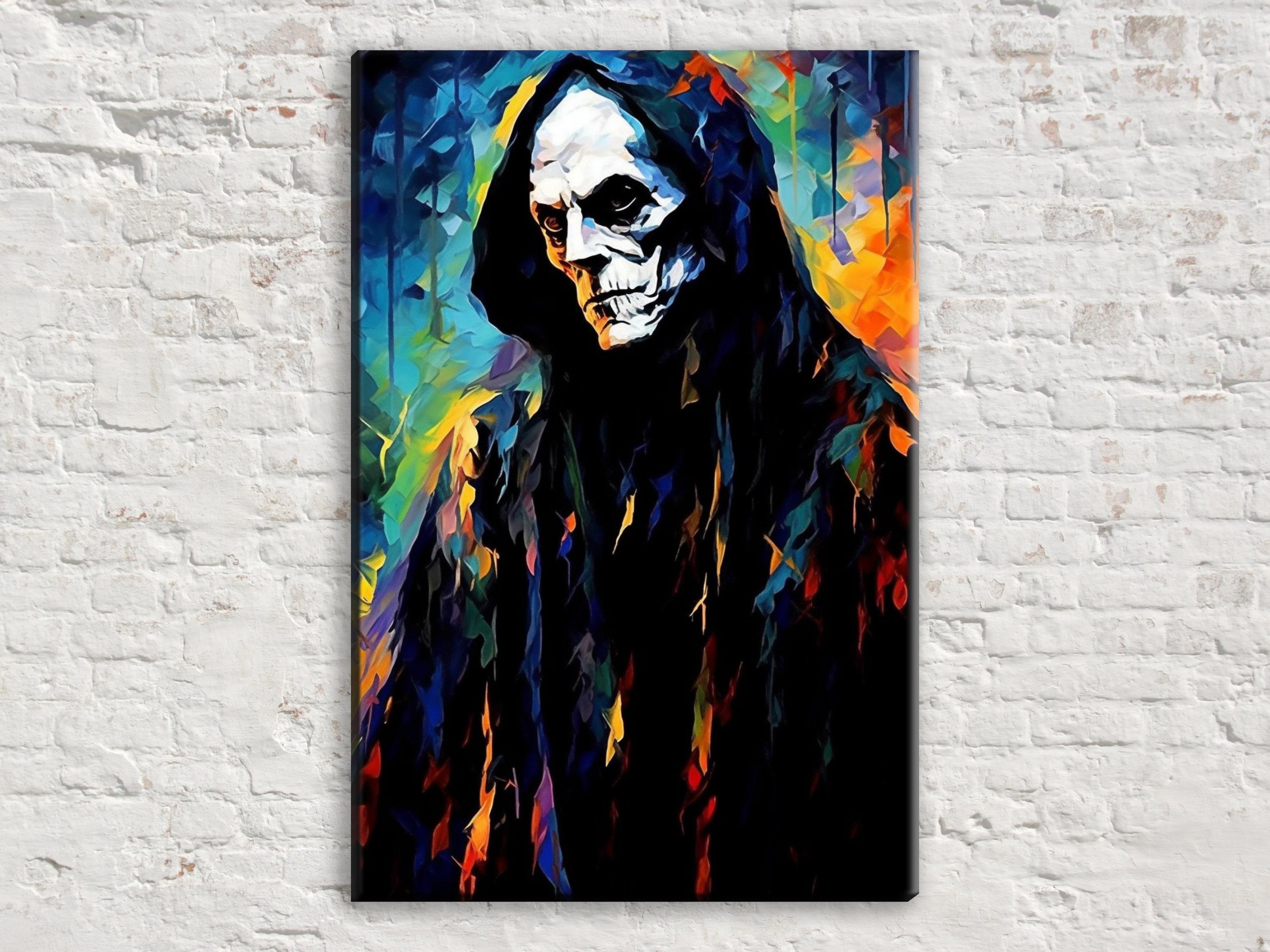 Halloween Ghoul Canvas | Scary Wall Art - Large Gallery Wrapped Print
