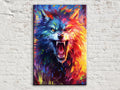 Werewolf Halloween Decor - Large Gallery Wrapped Canvas Print | Spooky Wall Art
