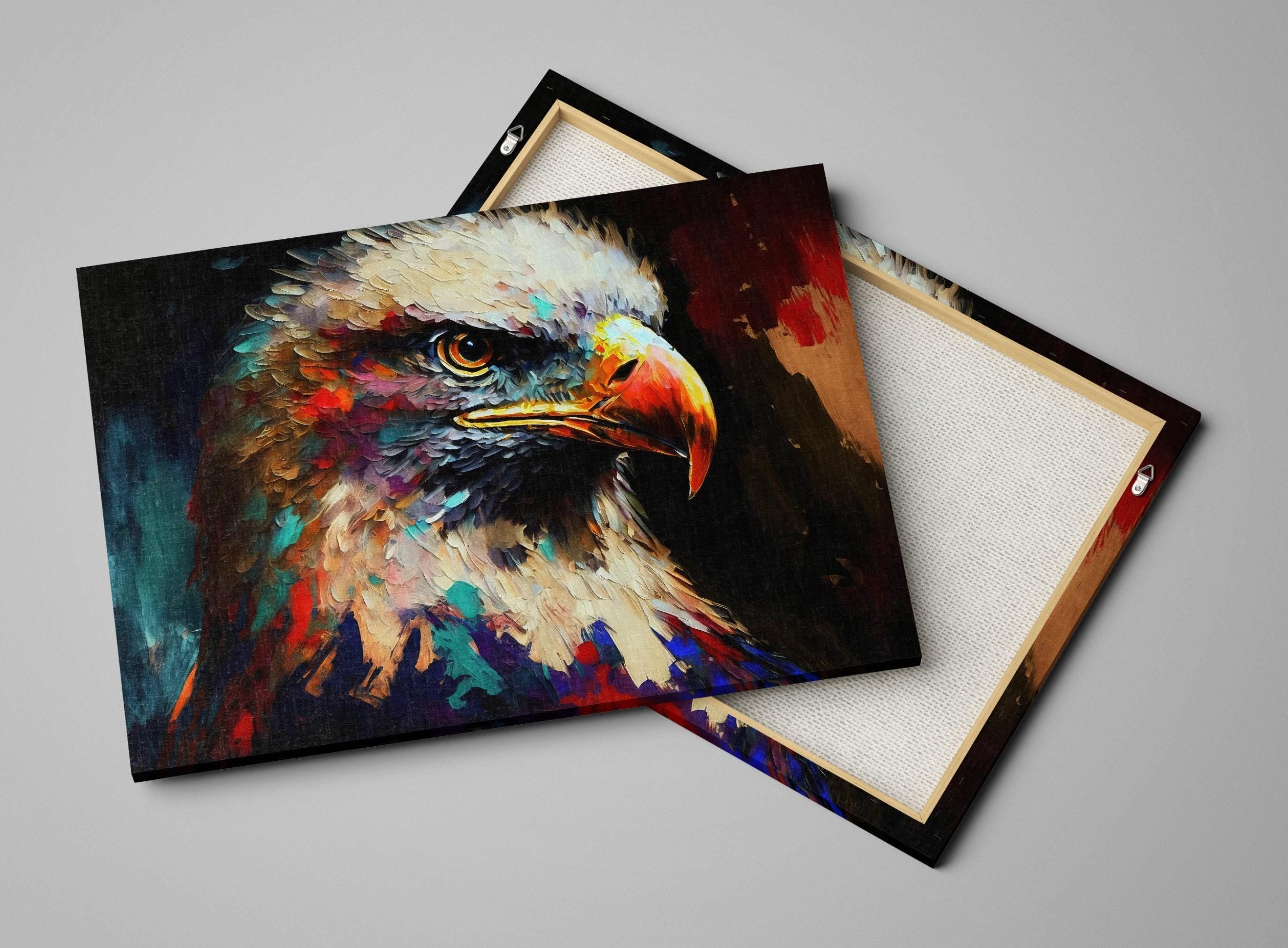 Bald Eagle Wall Art – American Eagle Canvas | Patriotic Decor, USA Wall Art