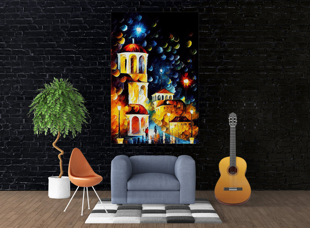 Athens Greece Canvas – High Quality Canvas Art Reproduction With Wooden Frame