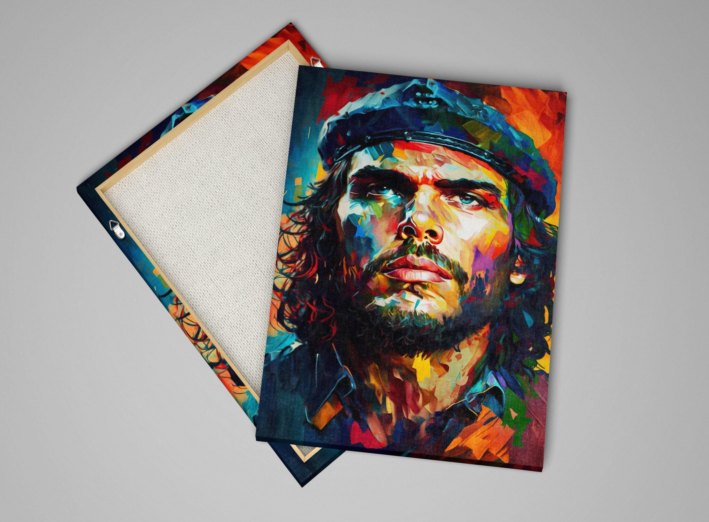 Che Guevara Portrait – Political Wall Decor | Gallery Wrapped Canvas, Ready to Hang