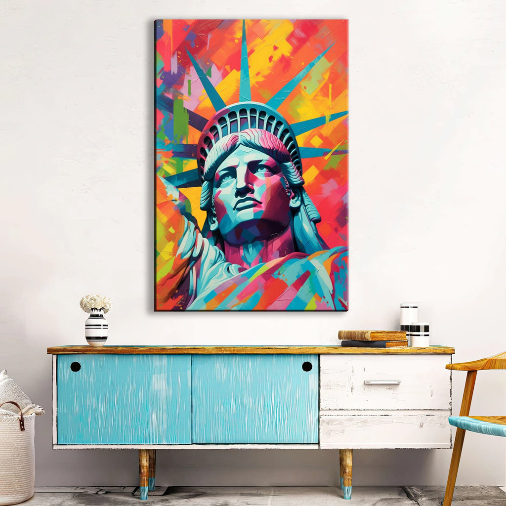 Statue of Liberty Wall Art – Large Canvas Art | Historic Landmark Canvas Print