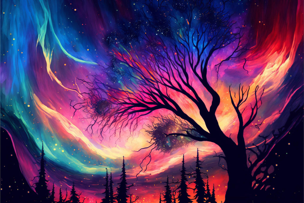 Northern Lights Art – Celestial Wall Decor | Gallery Wrapped Canvas, Ready to Hang
