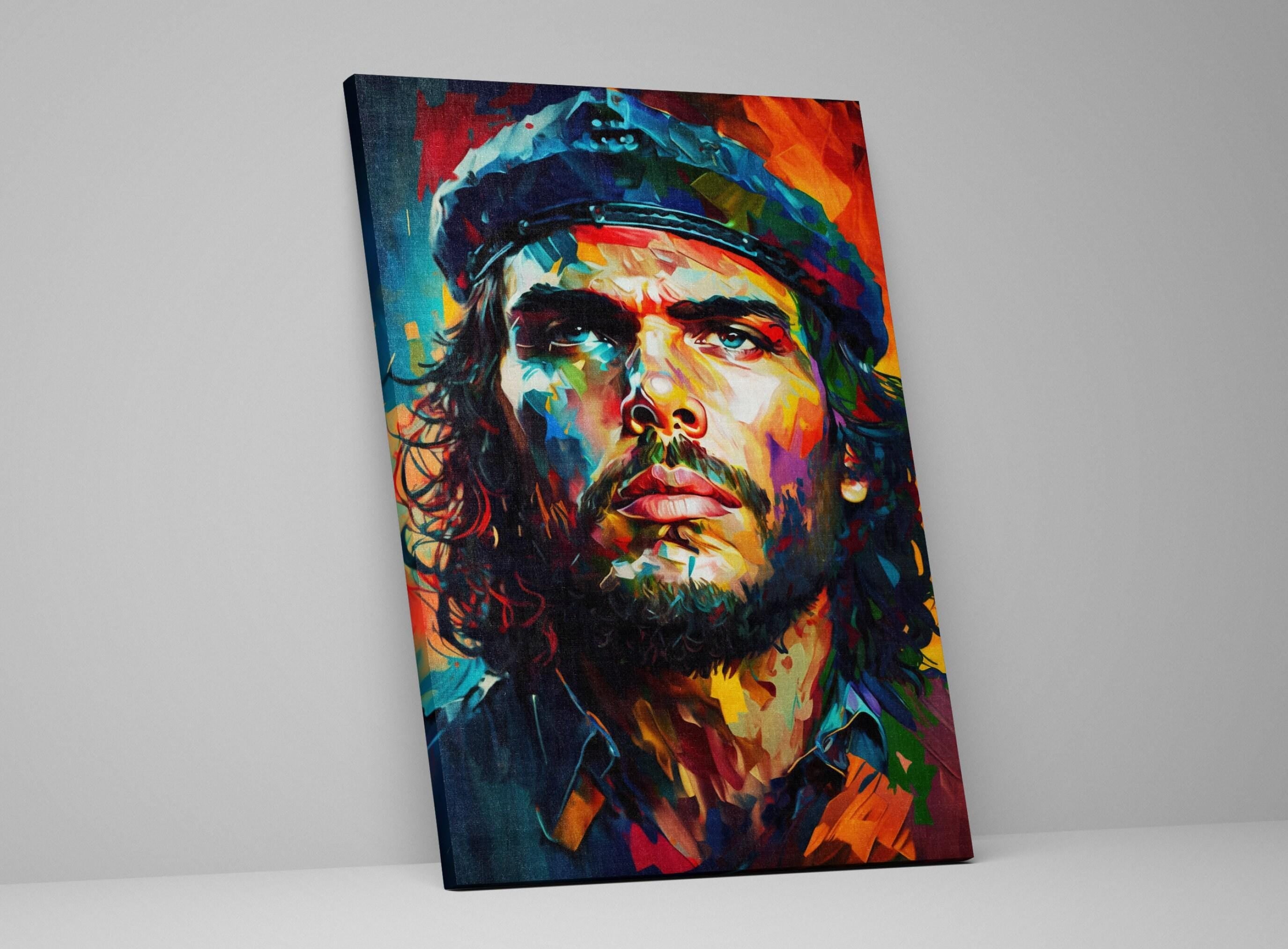 Che Guevara Portrait – Political Wall Decor | Gallery Wrapped Canvas, Ready to Hang