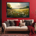 Wildflower Meadow Canvas - Extra Large Botanical Wall Art | Gallery Wrapped, Ready to Hang