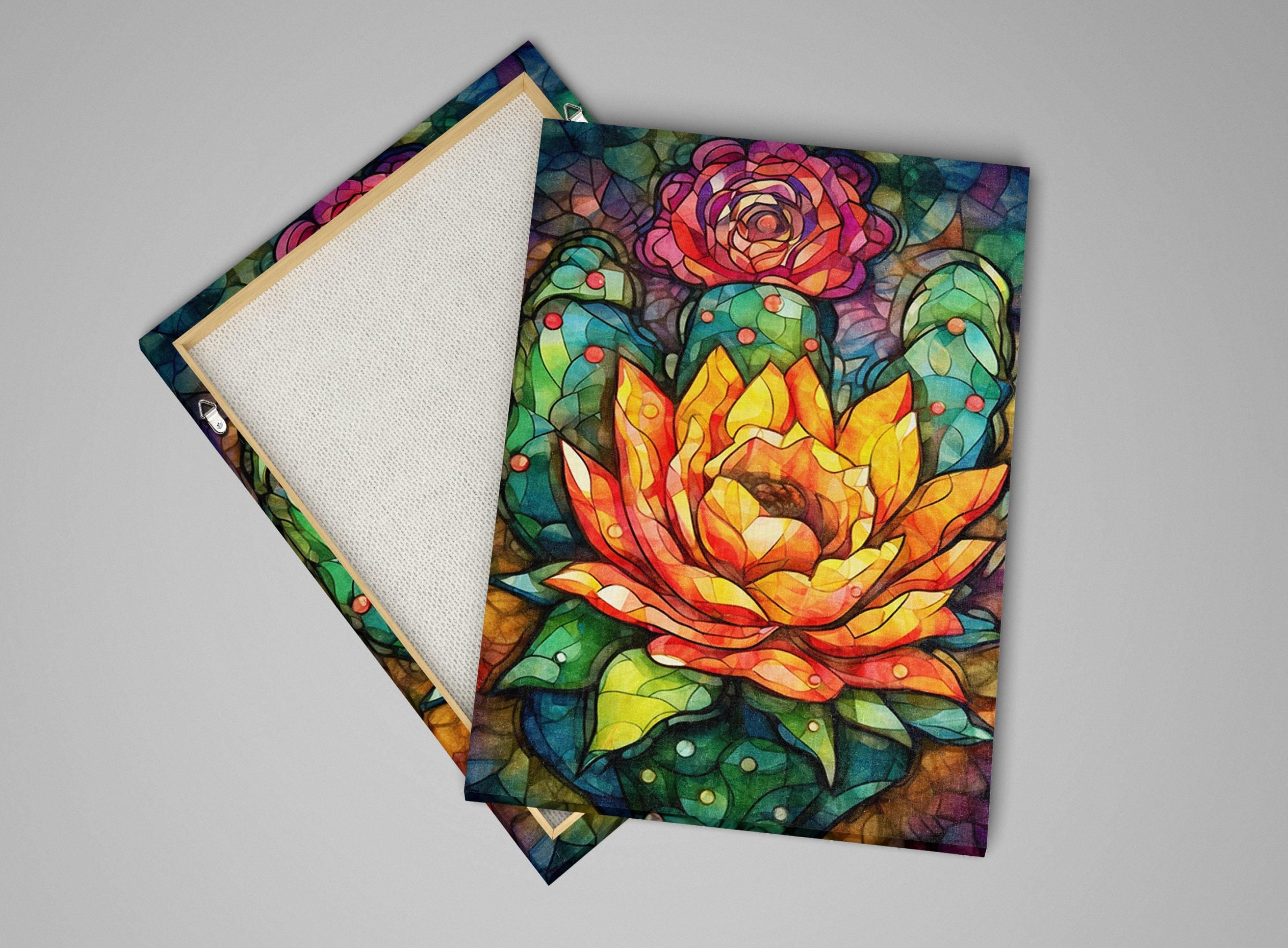 Southwest Wall Art – Mexican Pueblo Art on Extra Large Gallery Wrapped Canvas