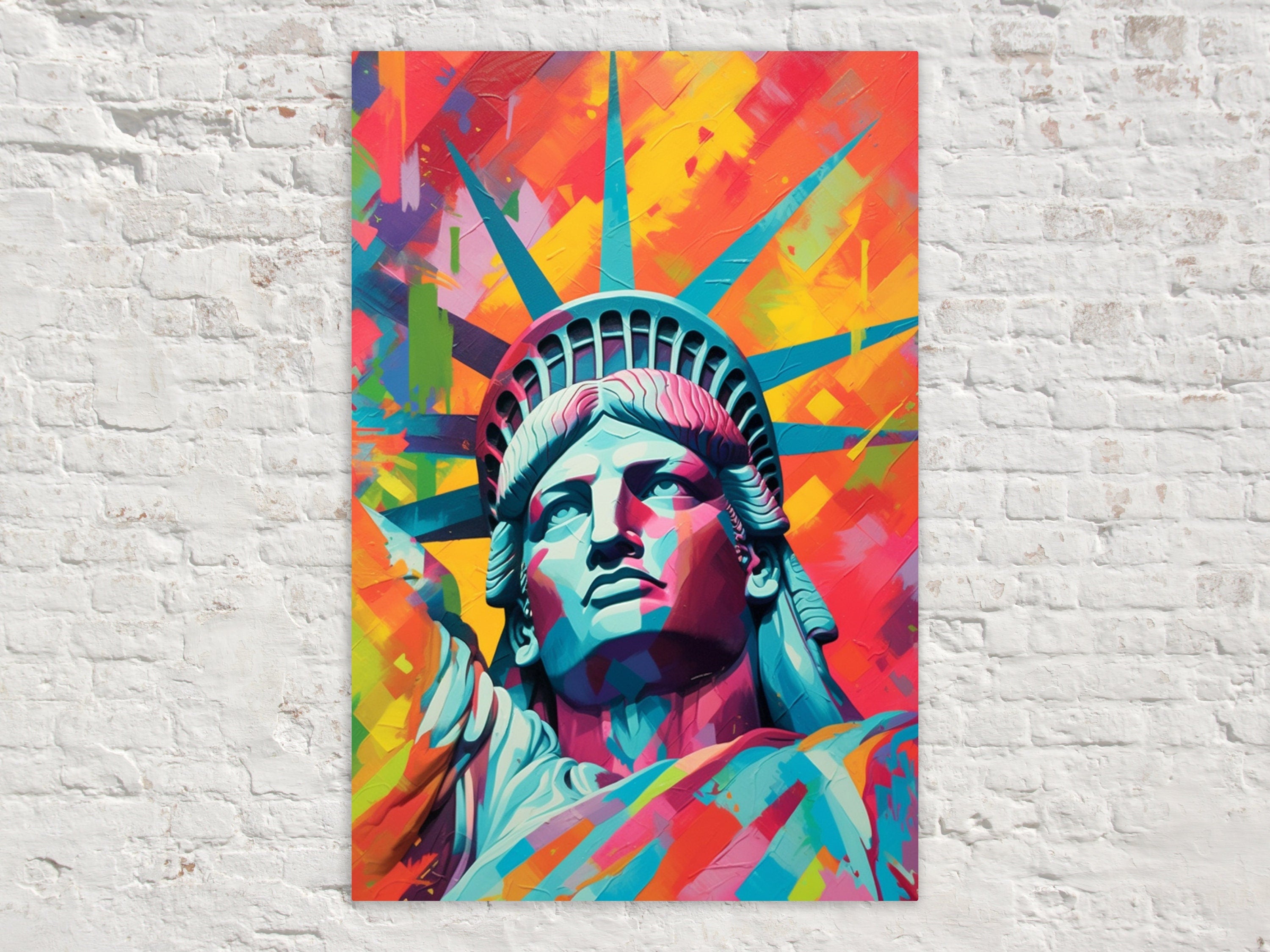 Statue of Liberty Wall Art – Large Canvas Art | Historic Landmark Canvas Print