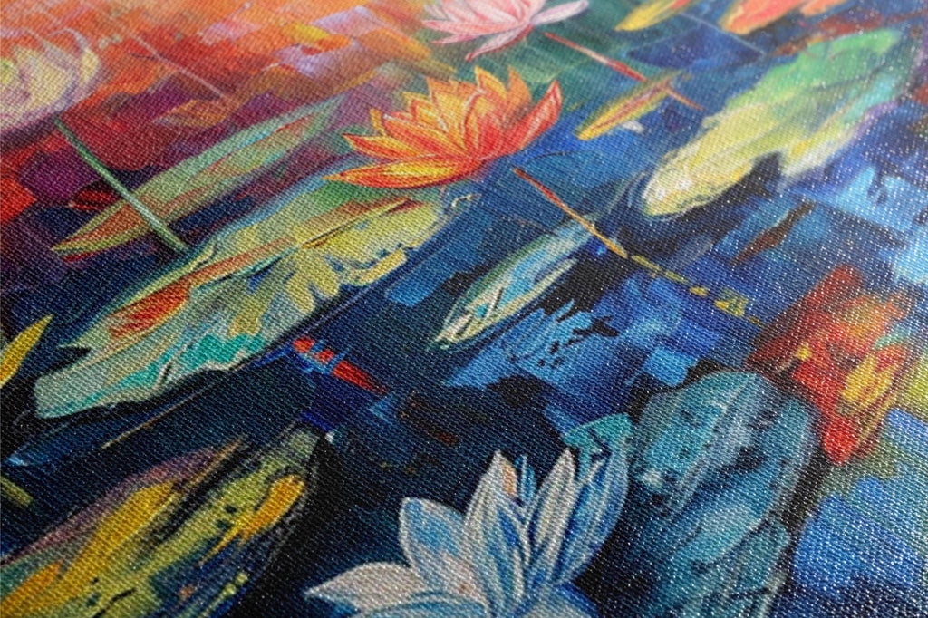 Monet Water Lilies Art - Large Canvas Art | Gallery Wrapped, Fade Resistant Print
