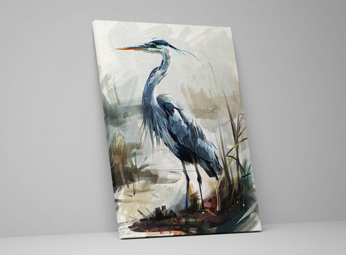 Blue Heron Wall Art – Large Canvas Art | Gallery Wrapped Canvas Print