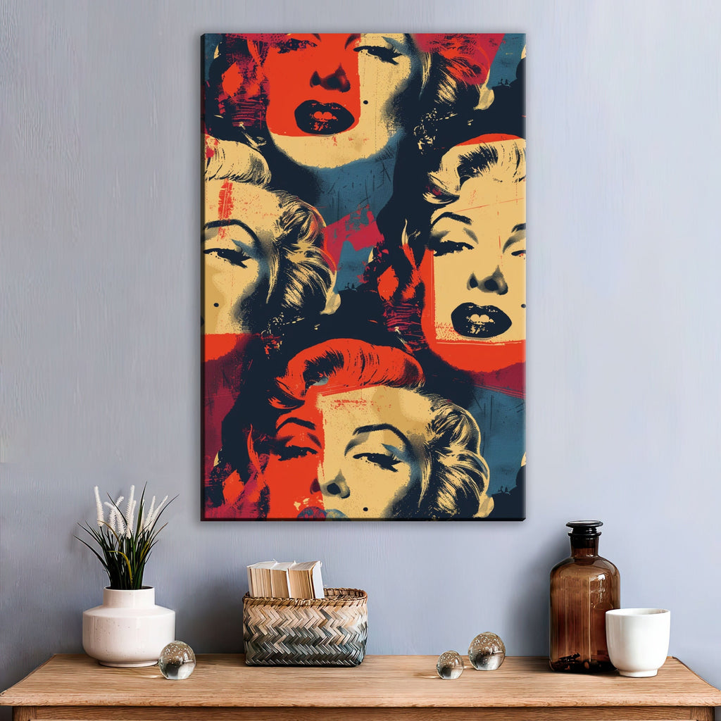 Andy Warhol Marilyn Monroe Pop Art Canvas – Extra Large Gallery Wrapped Print