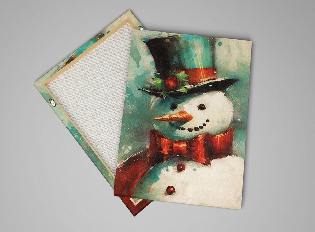 Frosty the Snowman Painting – Holiday Canvas Art | Gallery Wrapped, Ready to Hang