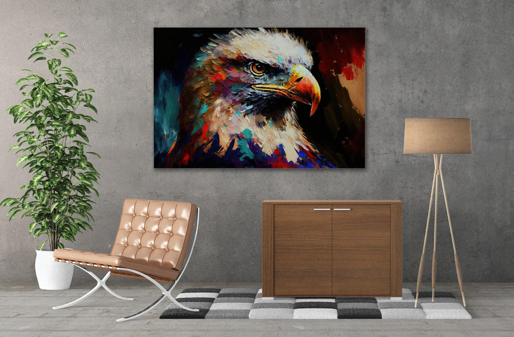 Bald Eagle Wall Art – American Eagle Canvas | Patriotic Decor, USA Wall Art