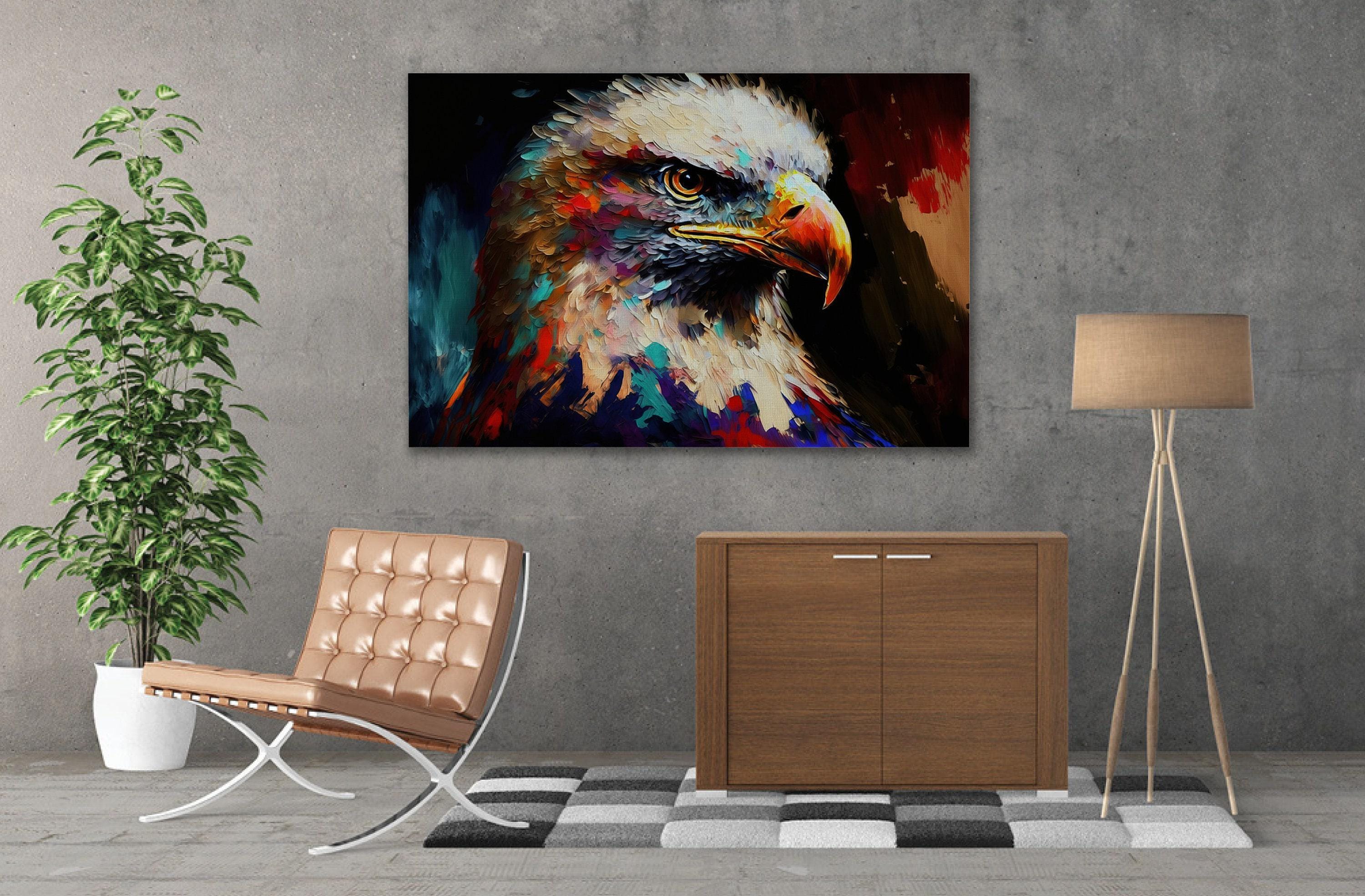 Bald Eagle Wall Art – American Eagle Canvas | Patriotic Decor, USA Wall Art