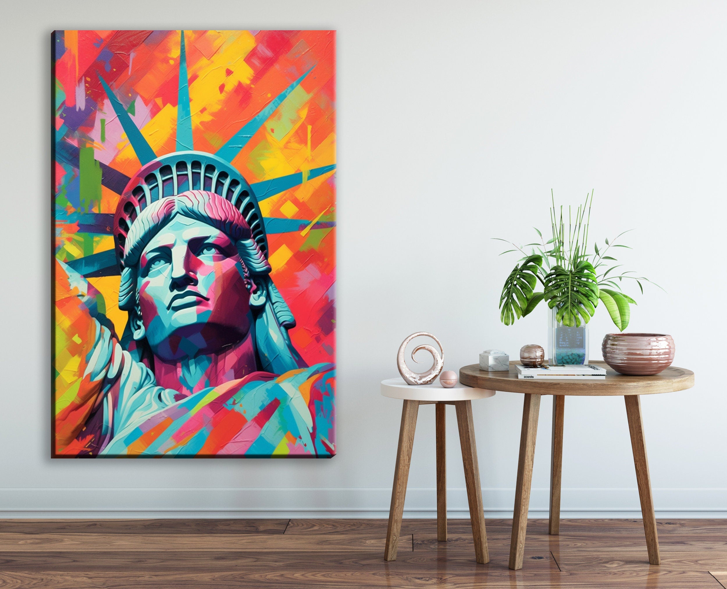 Statue of Liberty Wall Art – Large Canvas Art | Historic Landmark Canvas Print
