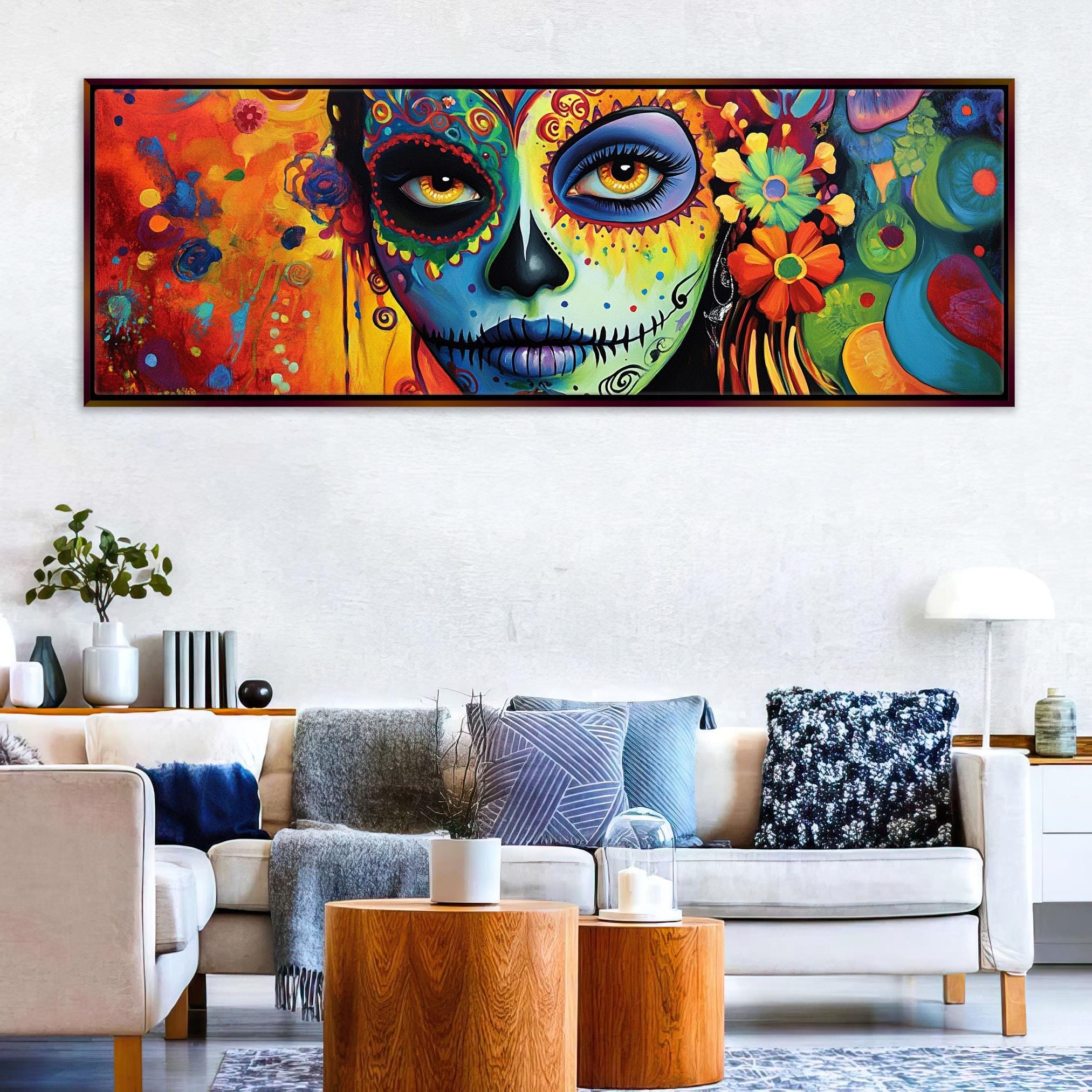 La Catrina Canvas Print - Panoramic Wall Art | Ready to Hang Gallery Wrapped