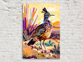 Desert Roadrunner Art – Southwest Wildlife Canvas Print | Gallery Wrapped, Ready to Hang