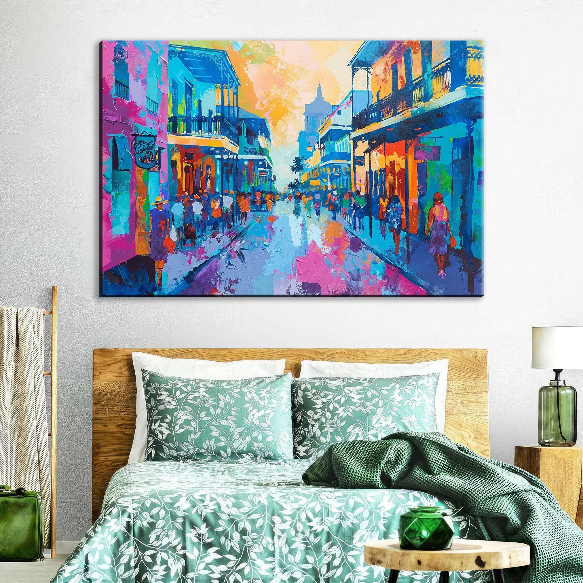 New Orleans Pop Art - Colorful Canvas Art | Gallery Wrapped Ready to Hang Print