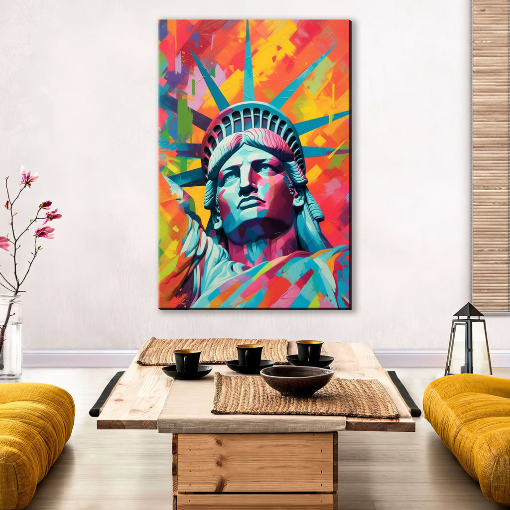 Statue of Liberty Wall Art – Large Canvas Art | Historic Landmark Canvas Print