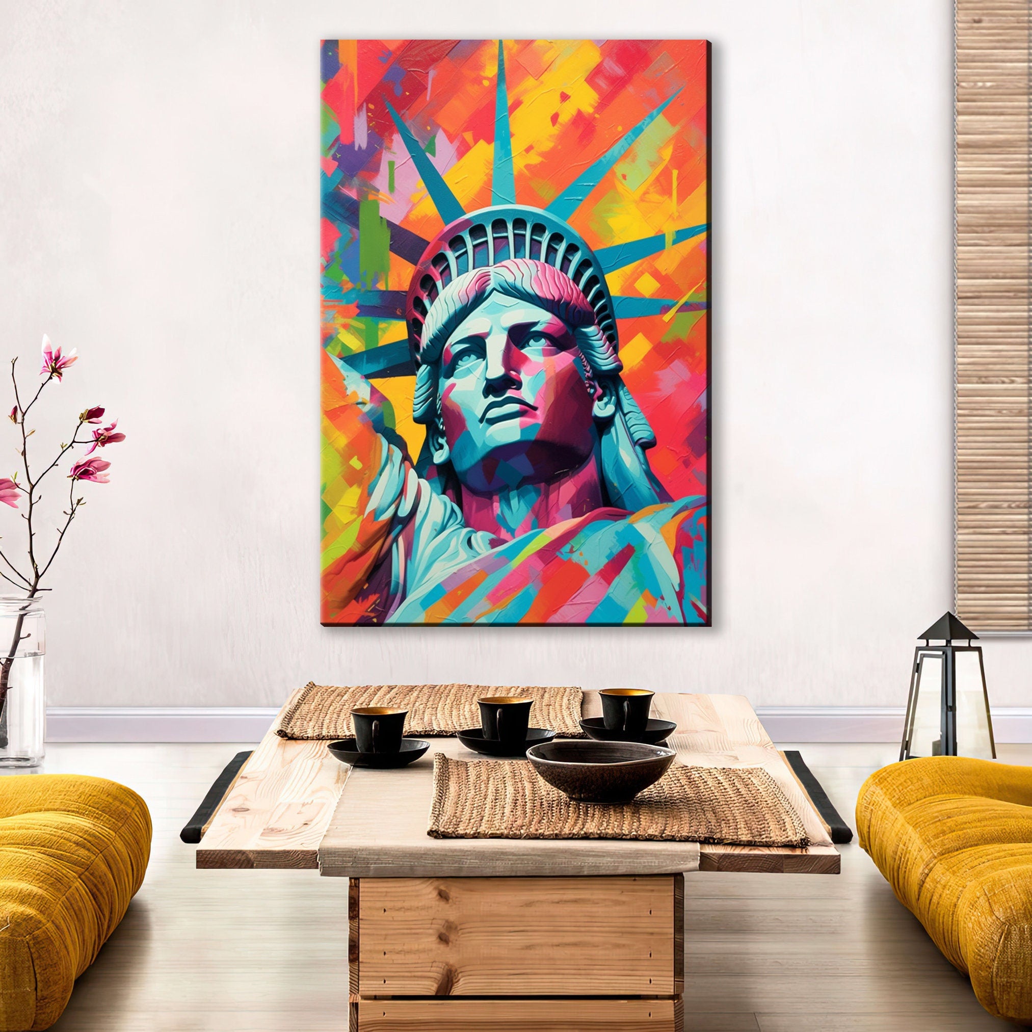Statue of Liberty Wall Art – Large Canvas Art | Historic Landmark Canvas Print
