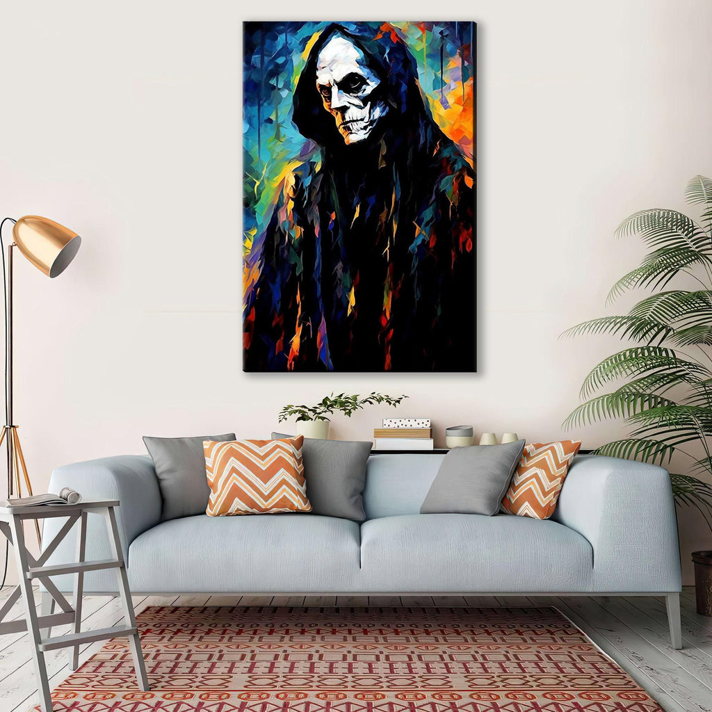 Halloween Ghoul Canvas | Scary Wall Art - Large Gallery Wrapped Print