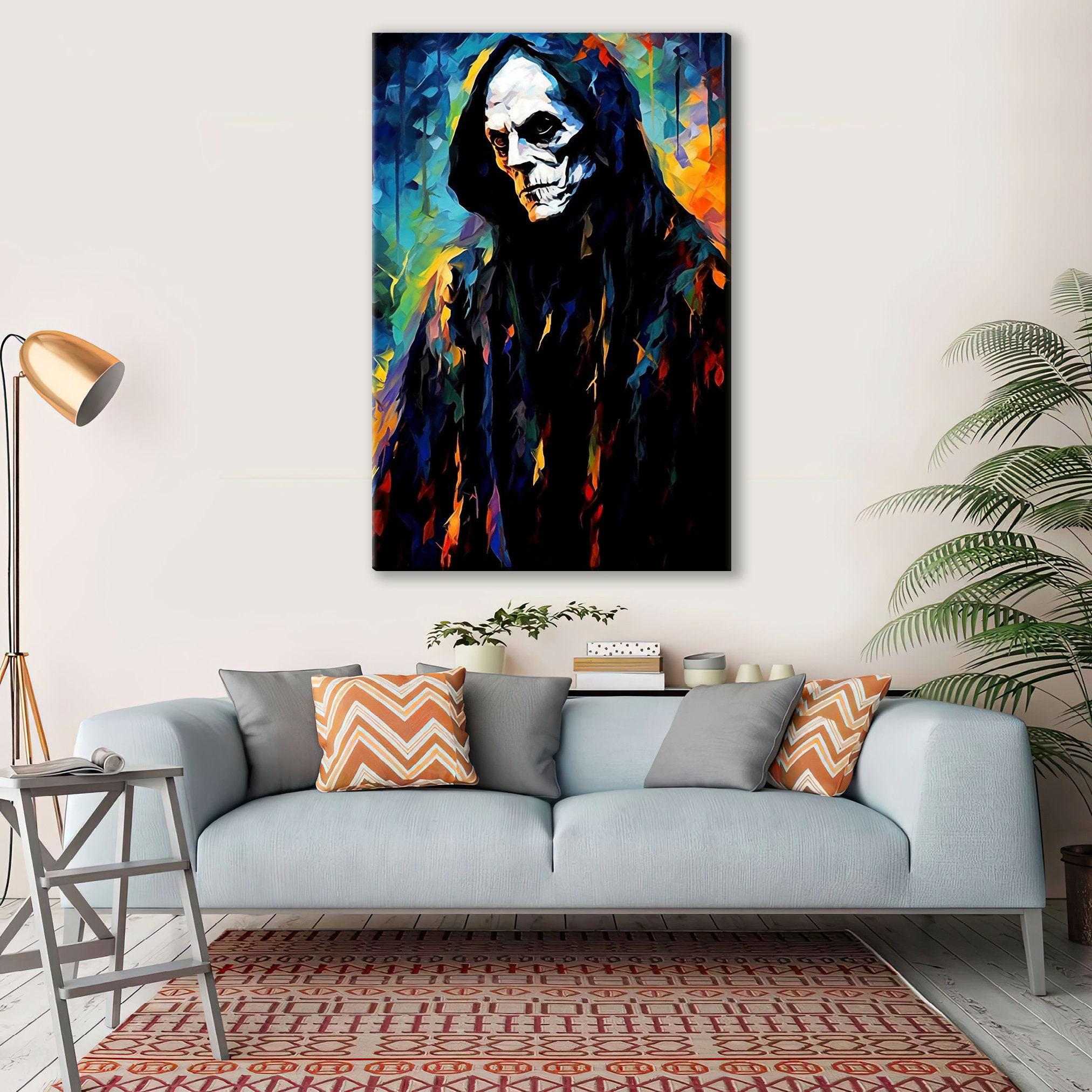 Halloween Ghoul Canvas | Scary Wall Art - Large Gallery Wrapped Print