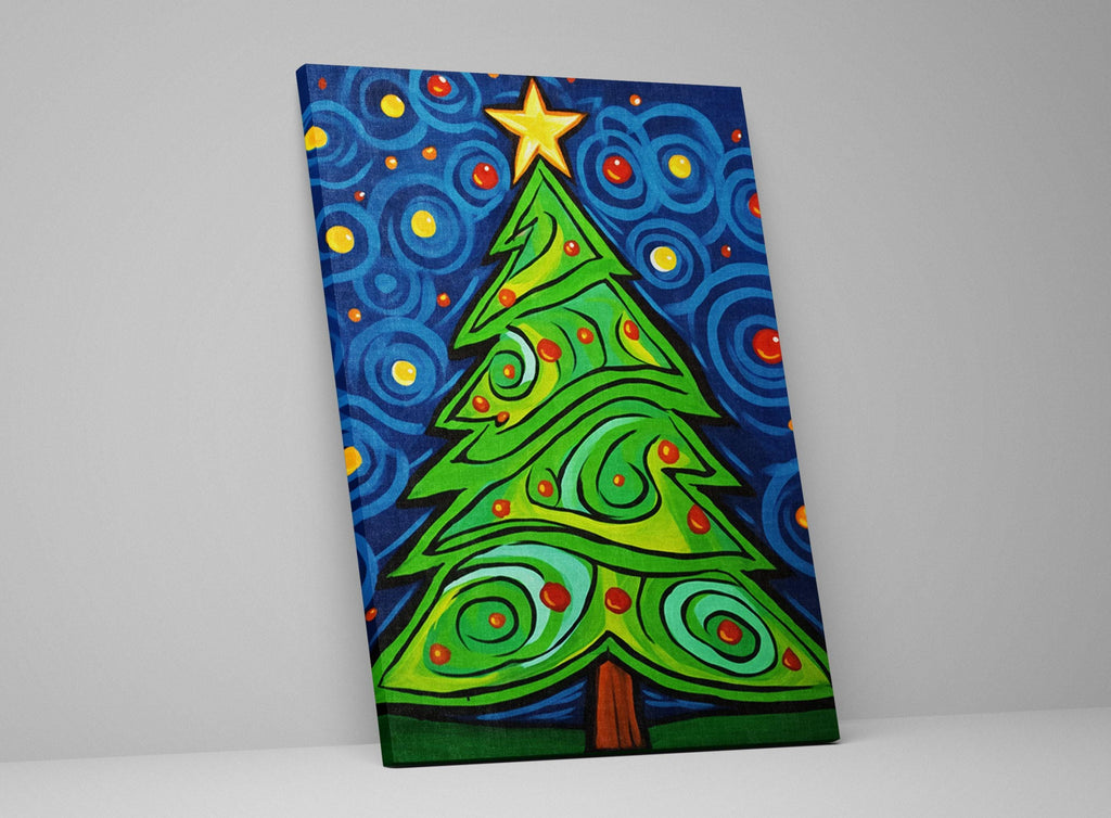 Christmas Canvas Art - Vibrant Holiday Wall Art | Gallery Wrapped Canvas Print